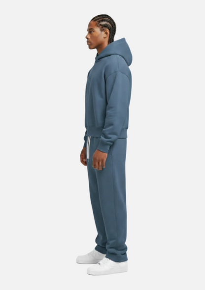 CLOUDS HOODIE + JOGGER BLUE