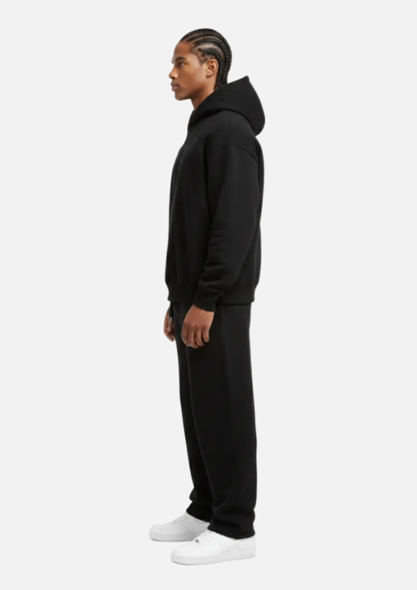 CLOUDS HOODIE + JOGGER BLACK
