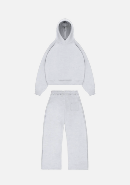 CLOUDS HOODIE + JOGGER WHITE